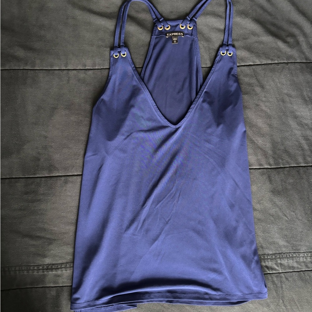 Express Deep Blue Camisole Top
